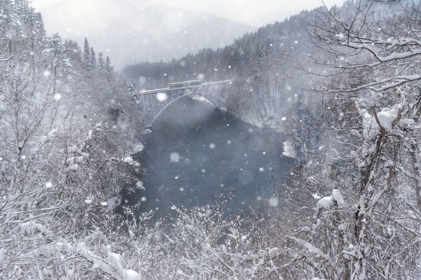 La nieve cuento: un increíblemente hermoso invierno en Japón