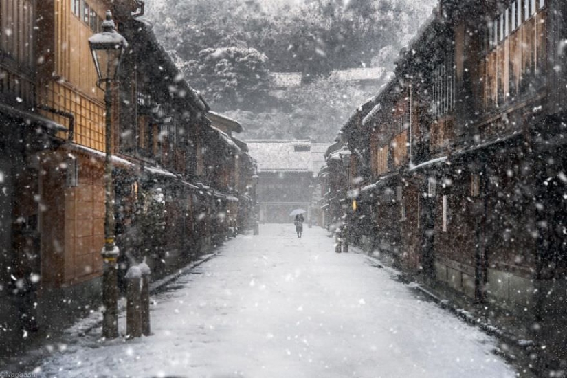 La nieve cuento: un increíblemente hermoso invierno en Japón