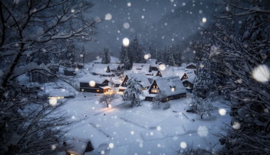 La nieve cuento: un increíblemente hermoso invierno en Japón