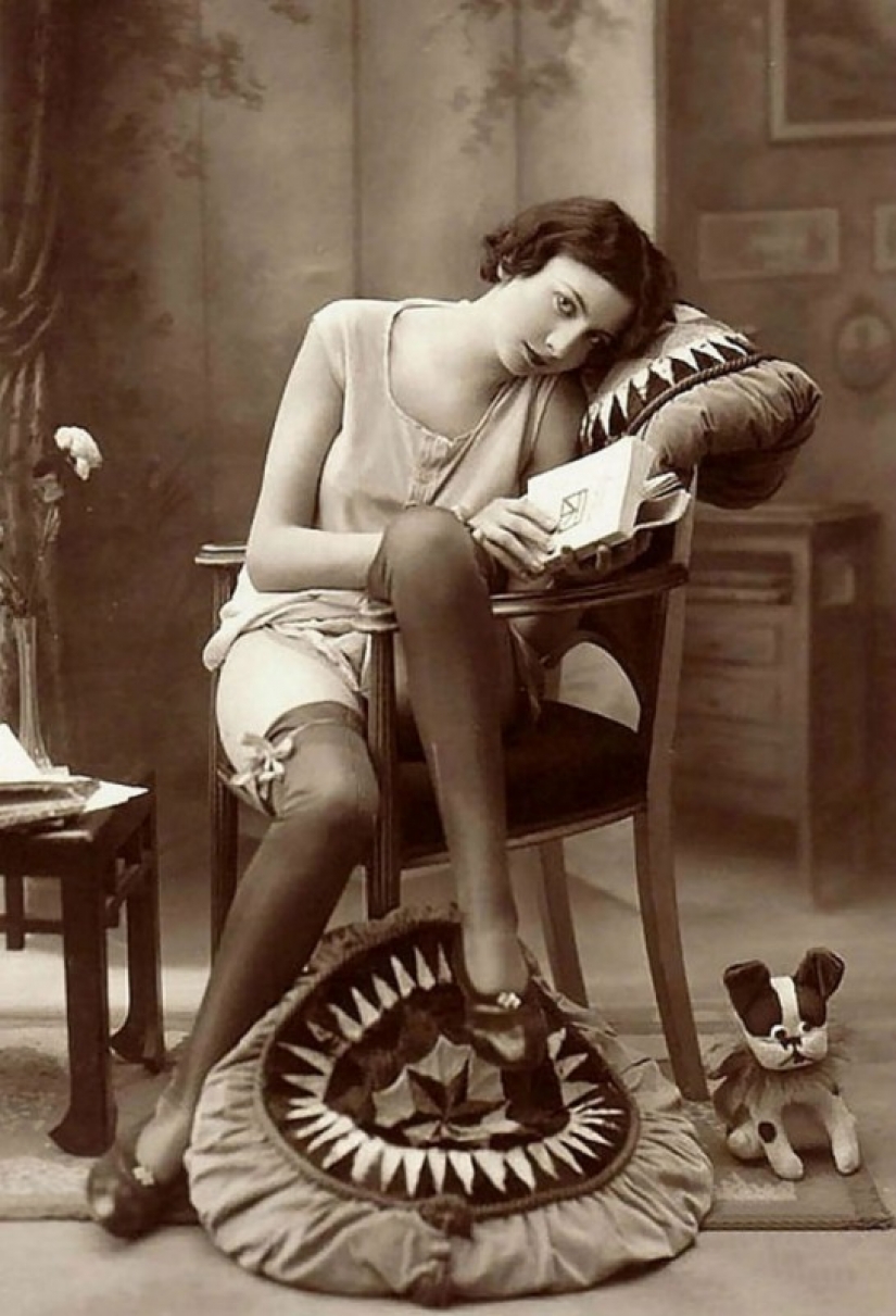 Las chicas más hermosas del mundo en las postales de 1900-erótico