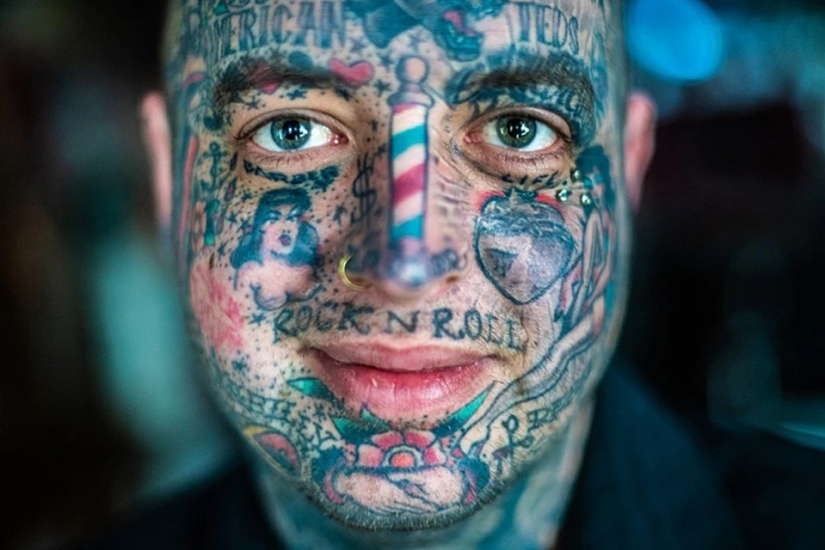 Las personas con tatuajes en la cara — ¿quiénes son?