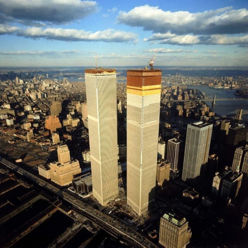 Las torres gemelas, en los años 70: ¿cómo el world trade center en el principio