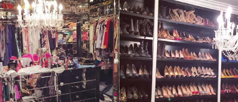 Look in the cupboard stars: 10 mind-blowing celebrity closets