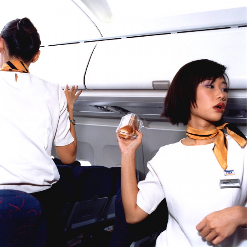 Look like the daily work of flight attendants