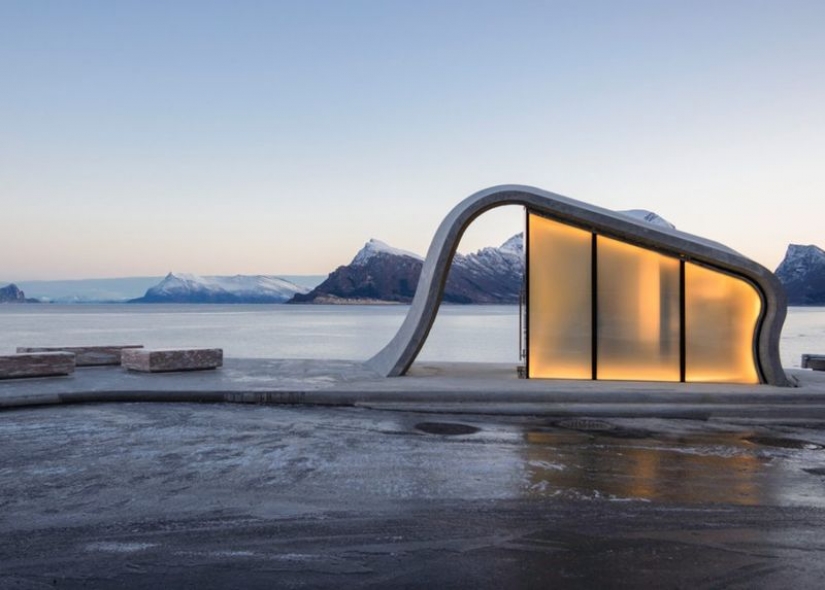 Looks like the world's most beautiful public toilet