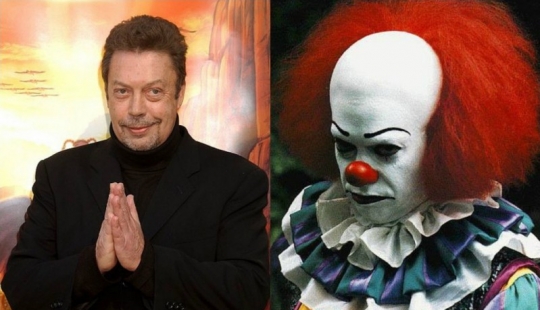 Los actores de las películas de terror con maquillaje y sin