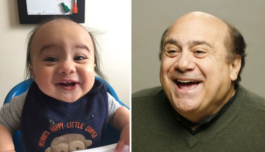 Los niños, de forma inesperada, como gente famosa