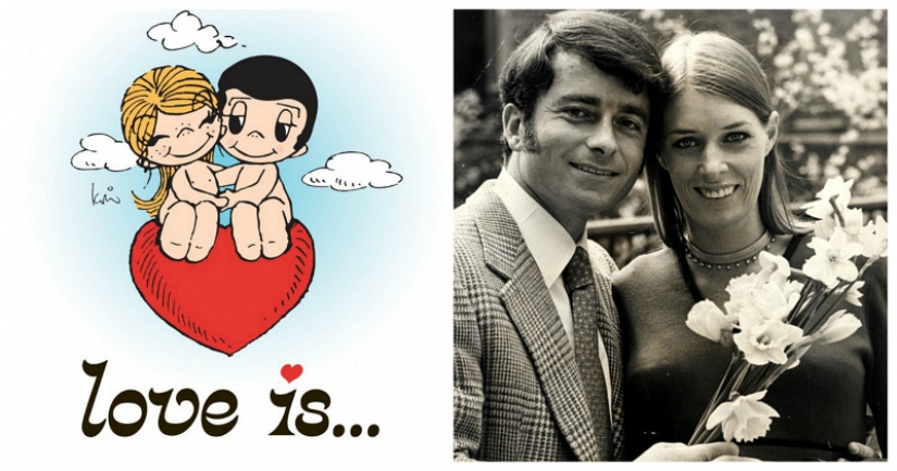 "Love is...": history of creation of cute comics about love