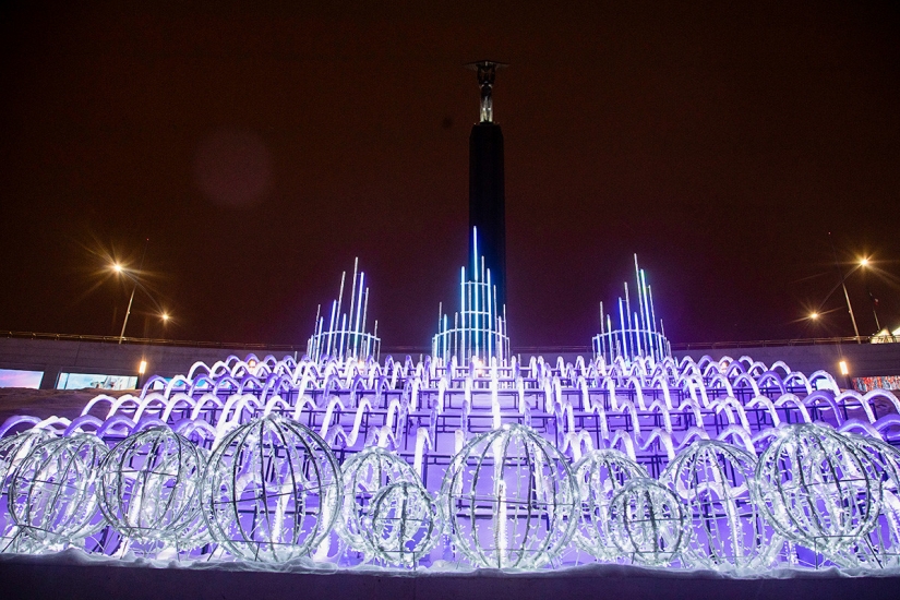 Luces de navidad en Rusia: como decorado para el año Nuevo, la ciudad rusa