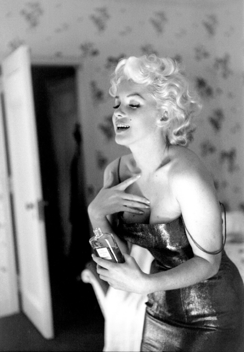 Marilyn Monroe on the photo ed Feingersh
