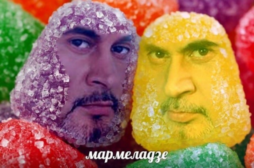 Marmeladze and Karawatha: Twitter Russian stars turn into food