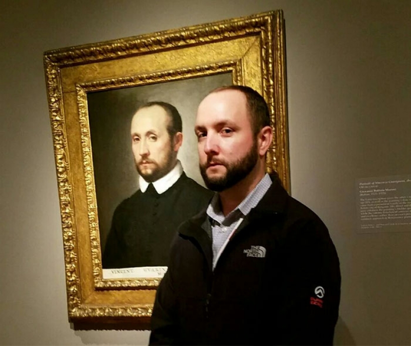 Me busco en el Louvre: la gente que encuentra sus contrapartes en las pinturas clásicas