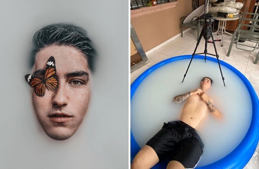 Mexican photographer Omaha showed unremarkable backstage of beautiful pictures