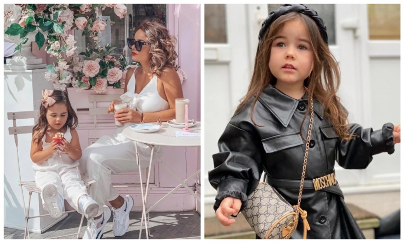 Million dollar baby: mother of Britain gathered for a three year old daughter's closet design worth 2 million rubles