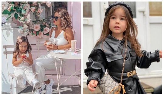 Million dollar baby: mother of Britain gathered for a three year old daughter's closet design worth 2 million rubles