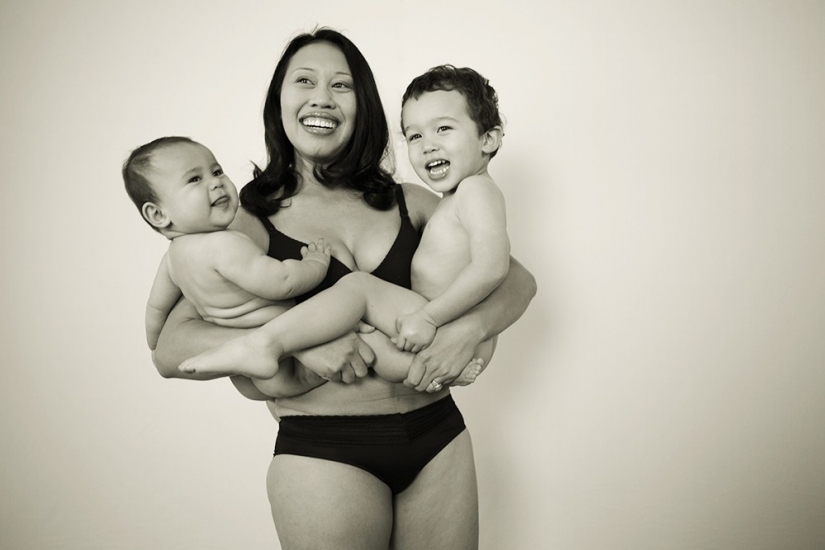 Motherhood more stretch marks and scars: the photocycle of how women fall in love with your body after childbirth