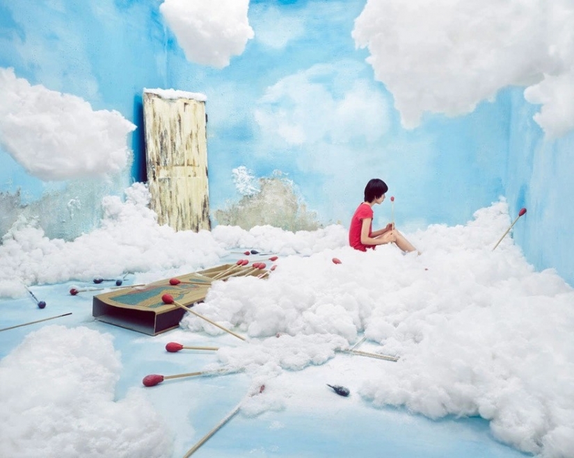 Mujer coreana encarna la fantasía de los sueños en la realidad sin el uso de Photoshop