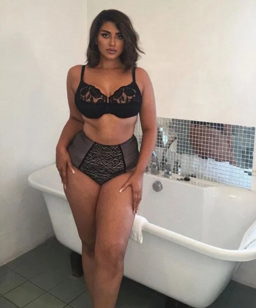 Natural beauty: the model plus size pleasantly surprised by the reaction of users of social networks on her photo