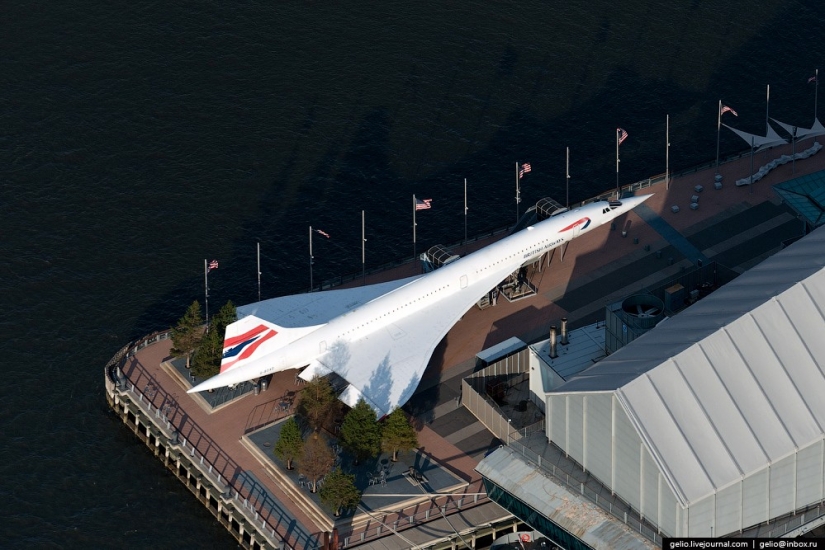 New York from the height of bird flight