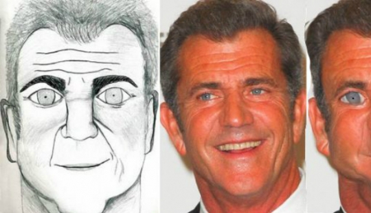 No haga de usted un ídolo: celebridades con photoshop en el estilo de fan de los dibujos