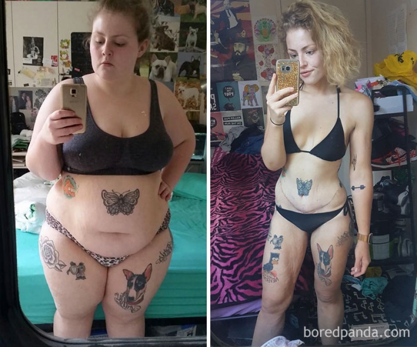 No se pare y coma: las personas que se redujo drásticamente de peso antes y después de la metamorfosis