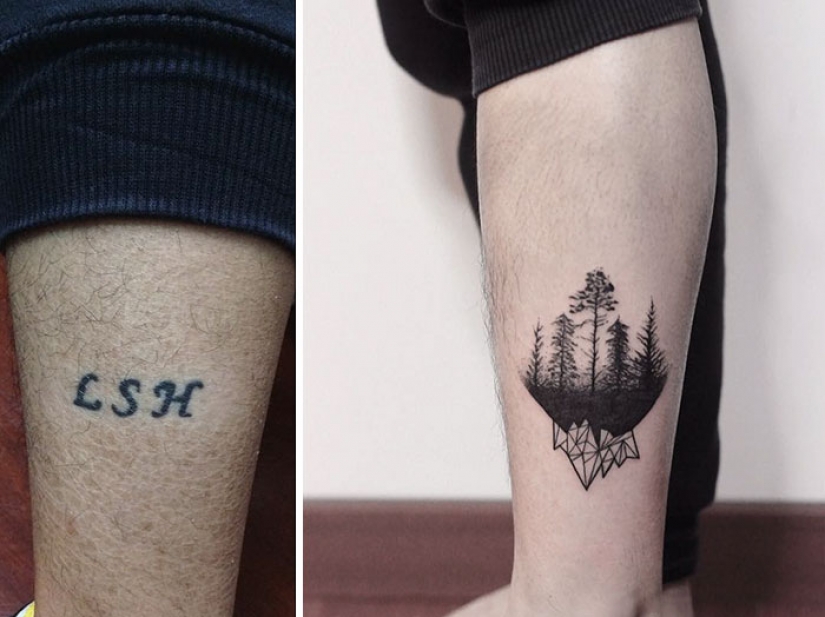 No todo está perdido: los brillantes ejemplos de la reparación de una falla de un tatuaje