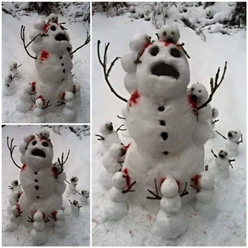 No todos los muñecos de nieve son igual de amable