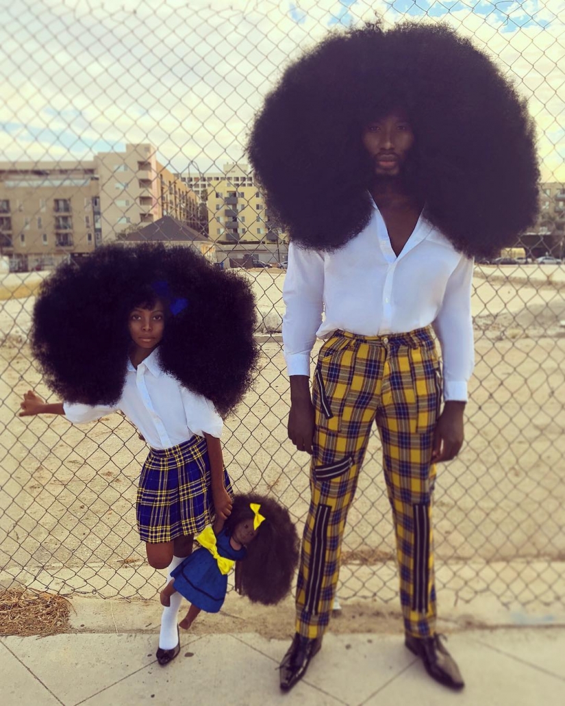 Nube de cabello: benny Harlem — el propietario de las más impresionantes peinados en Instagram