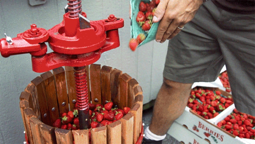 Oh what a miracle — strawberry beer!