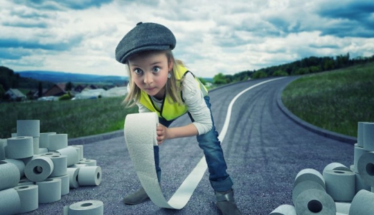 Papá creativo crea fantásticas manipulaciones fotográficas con sus hijos