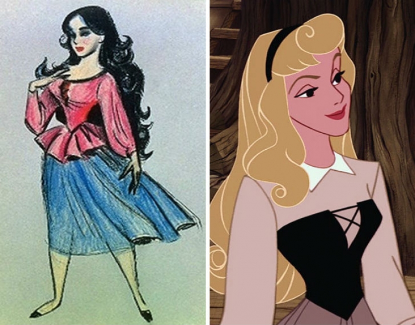 Parecía que los personajes de disney en el principio