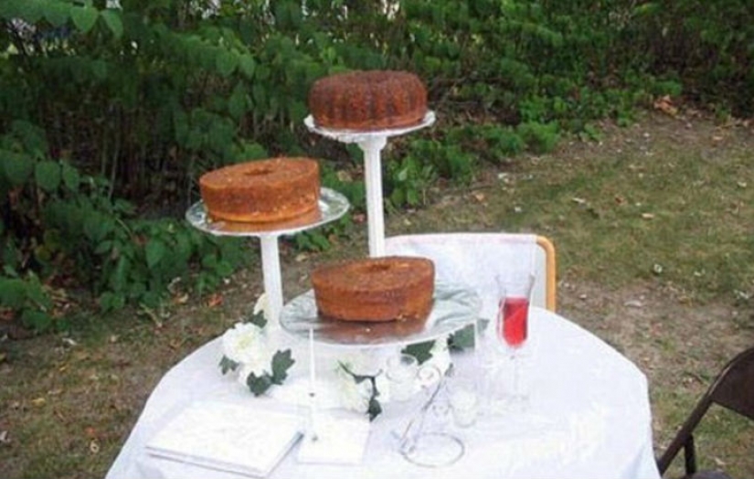 Peor de los pasteles de boda, que traerá lágrimas a cualquier novia
