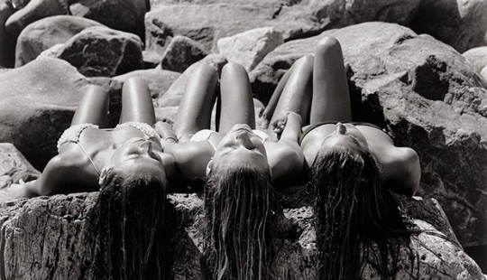 Photo project about youth dreams and fantasies on the beach