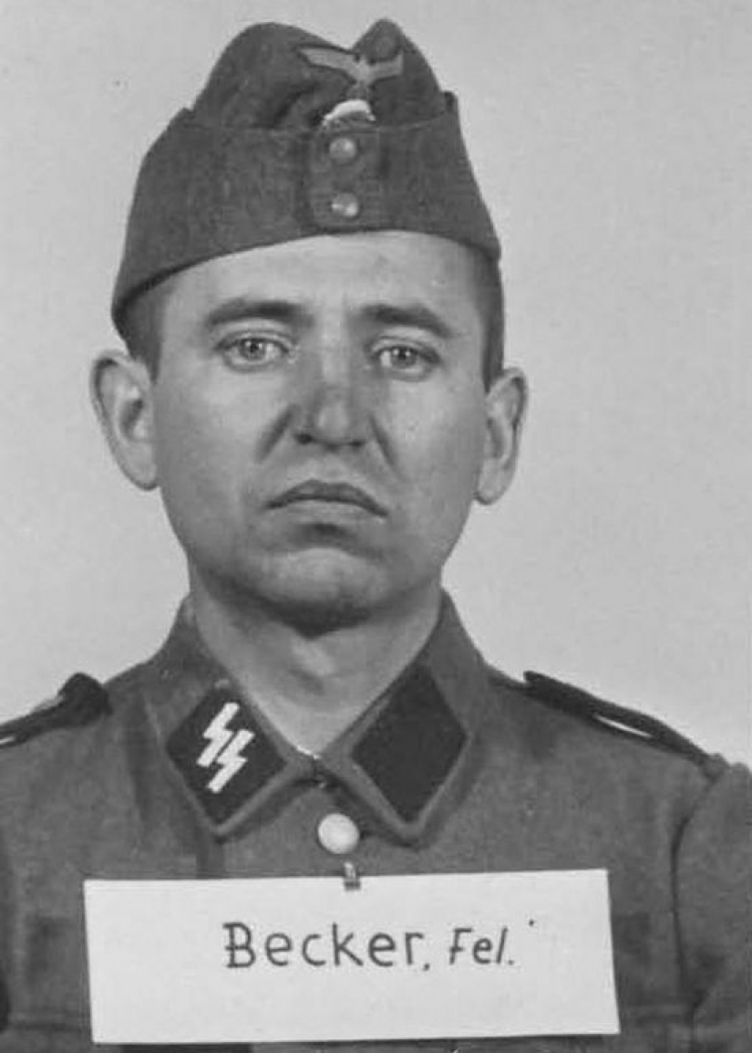Portraits of the Nazi guards of Auschwitz 1940-1945 years