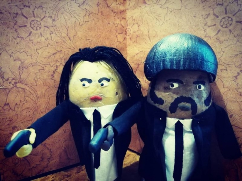 Praising a national brand, a blogger from Belarus creates masterpieces from potatoes
