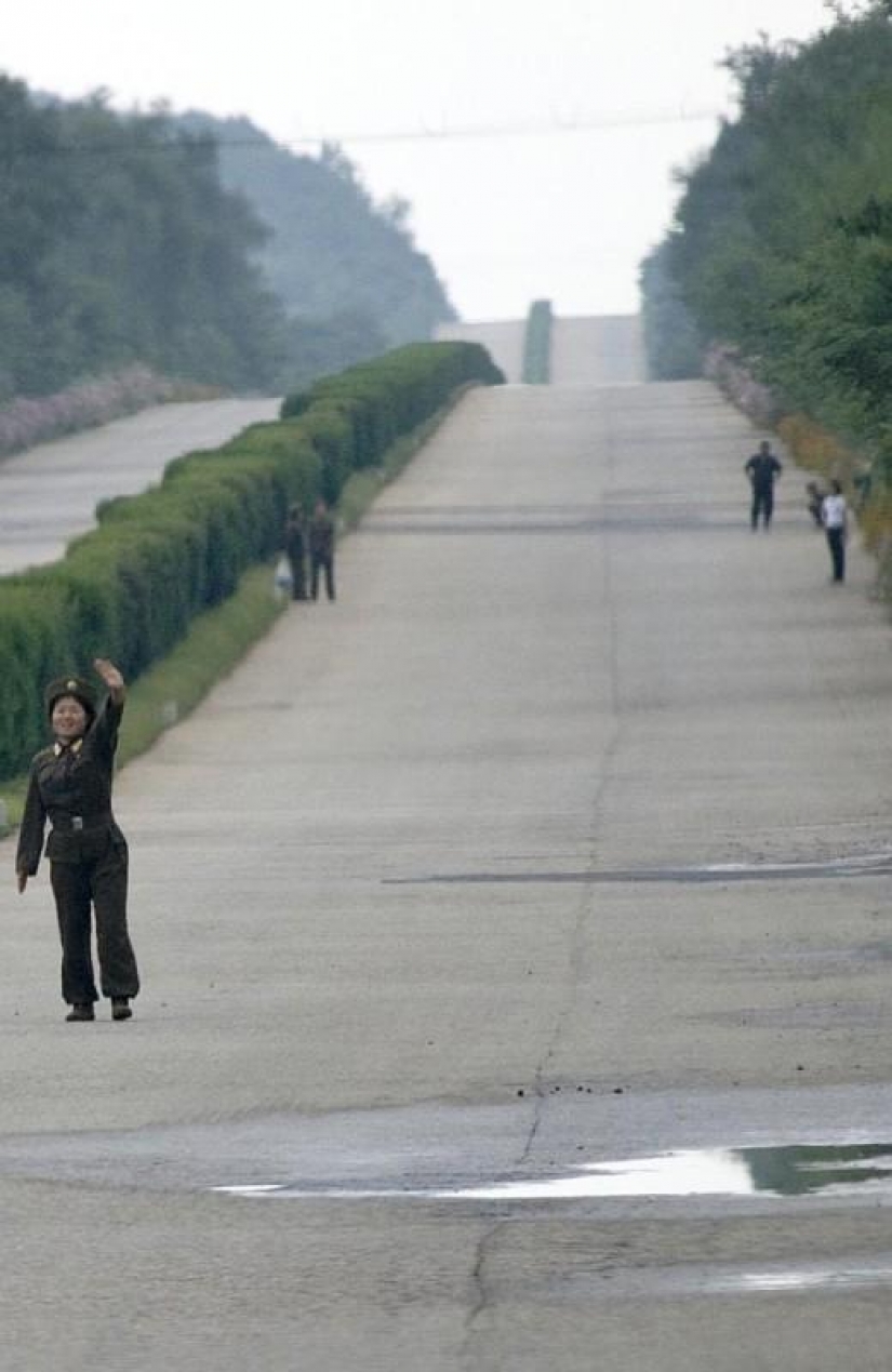 Prohibido fotos de Corea del Norte, filmado con una cámara oculta