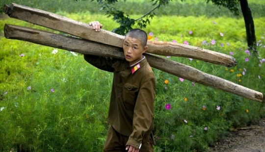 Prohibido fotos de Corea del Norte, filmado con una cámara oculta