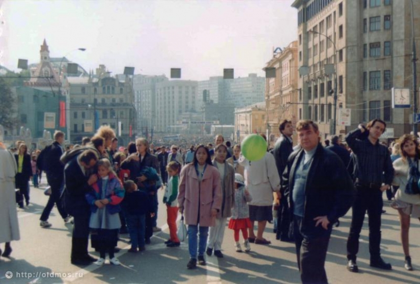 ¿Qué fue de Moscú en los 90-s