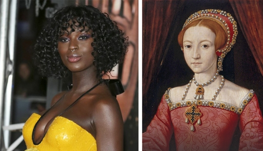 Que jodie Turner-Smith es un negro de la actriz que va a jugar a la Reina