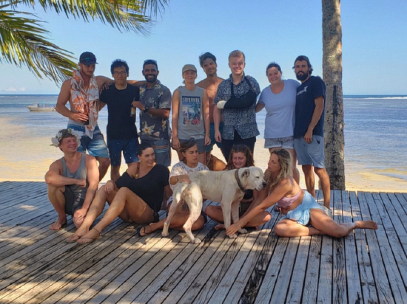 "Qué suerte que estoy atascado!": los Rusos dijeron sobre el aislamiento en Fiji