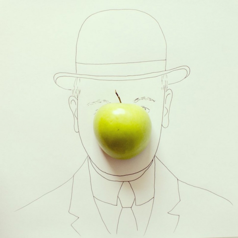 Real works of art out of everyday items and food