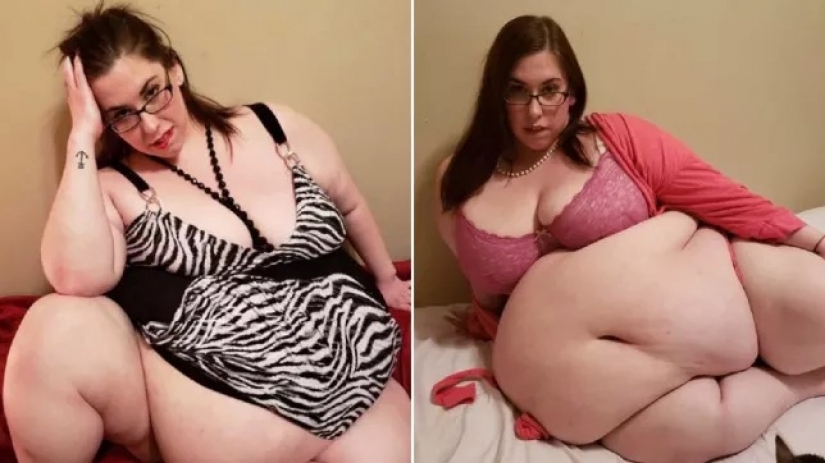 Rentable grasa: la grasa de la chica está ganando miles por la venta de sus fotos y videos en línea