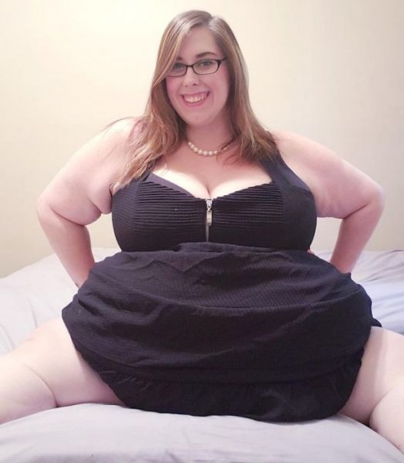 Rentable grasa: la grasa de la chica está ganando miles por la venta de sus fotos y videos en línea