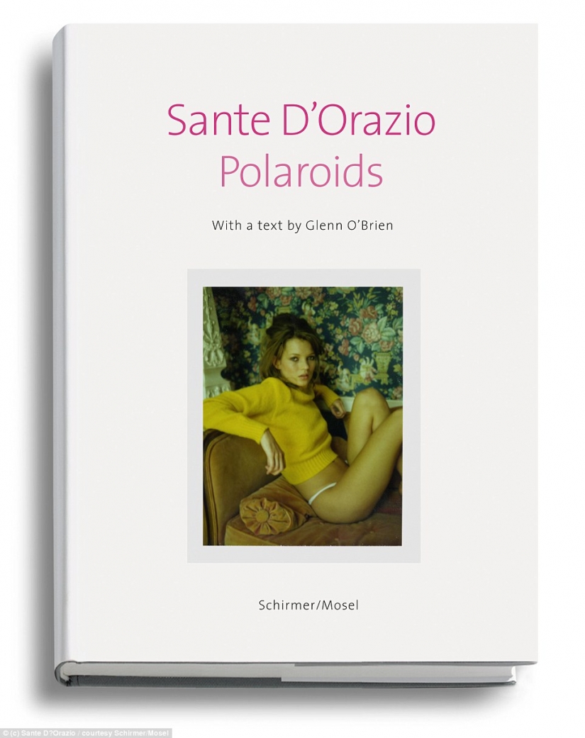 Sante D'orazio has published a book with intimate photos of models and Actresses