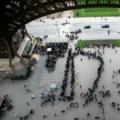 Se parece a París desde la torre Eiffel