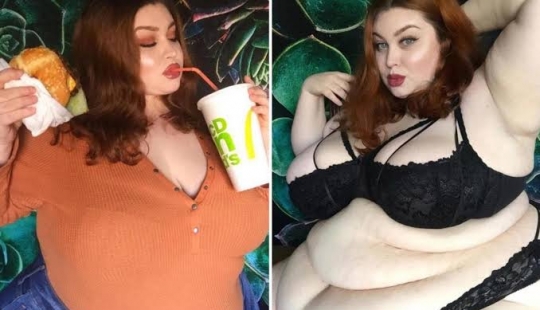 Sex and Burger: American weighing 200 pounds sexy absorb the food for the money