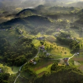 Slovenia from the height of bird flight