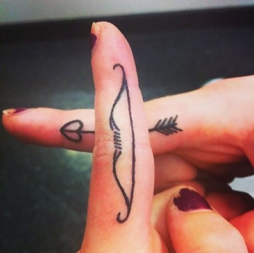 Smart tattoo with a hidden meaning, which are worth a look twice