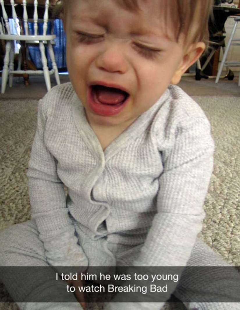 Sorry for the bird: the most stupid reason of children's tears