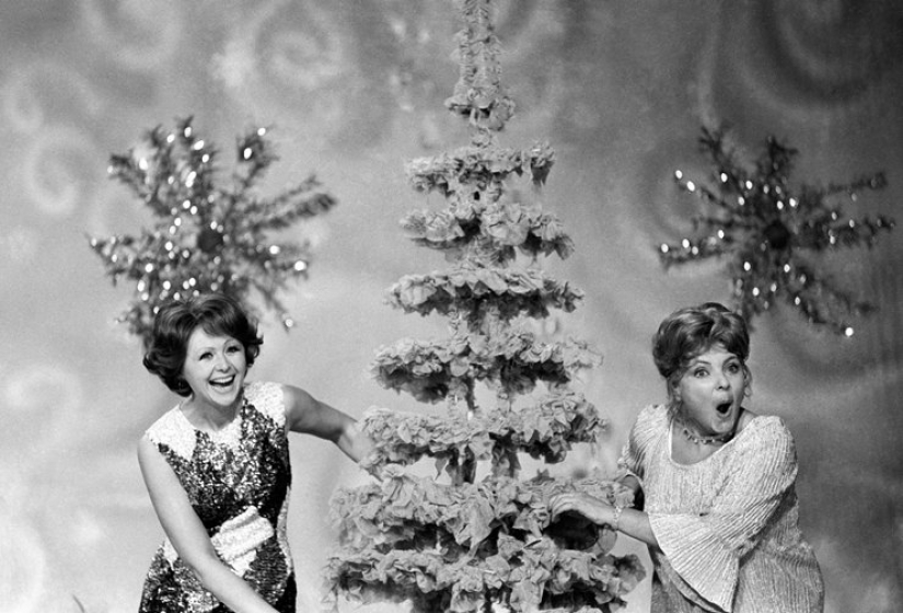 Soviética icono de la Navidad de estilo: un pionero de la TV